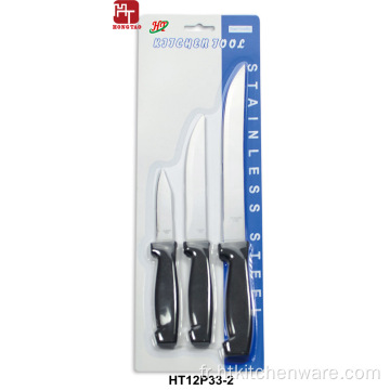 3pcs vente de couteaux de cuisine